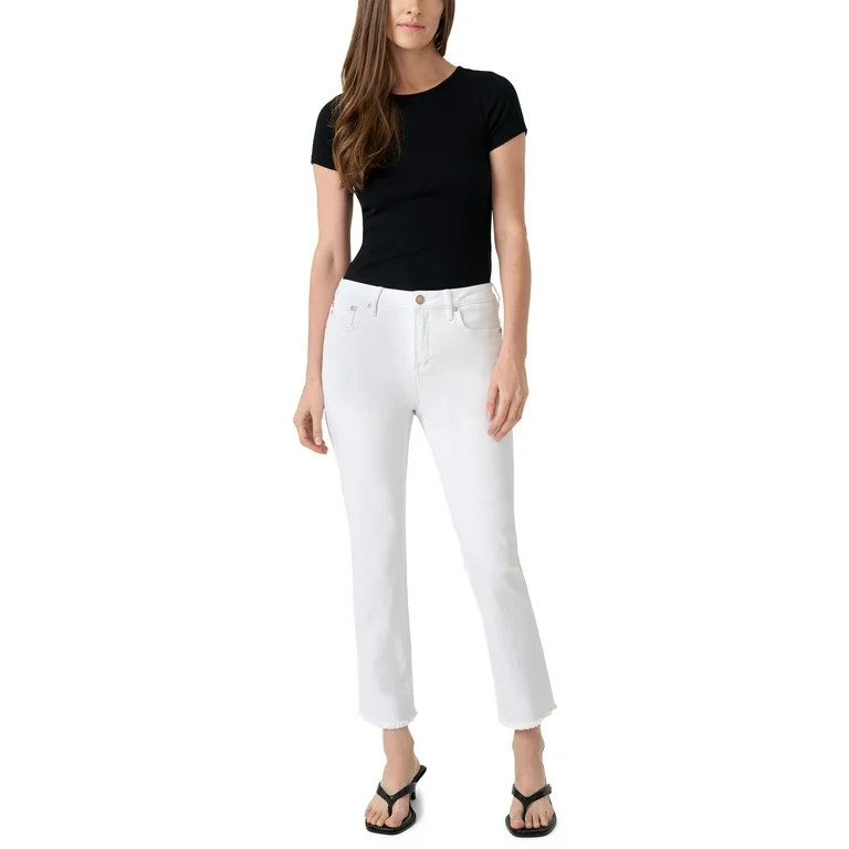 Women's Vintage Straight Ankle Jean - White | Walmart (US)