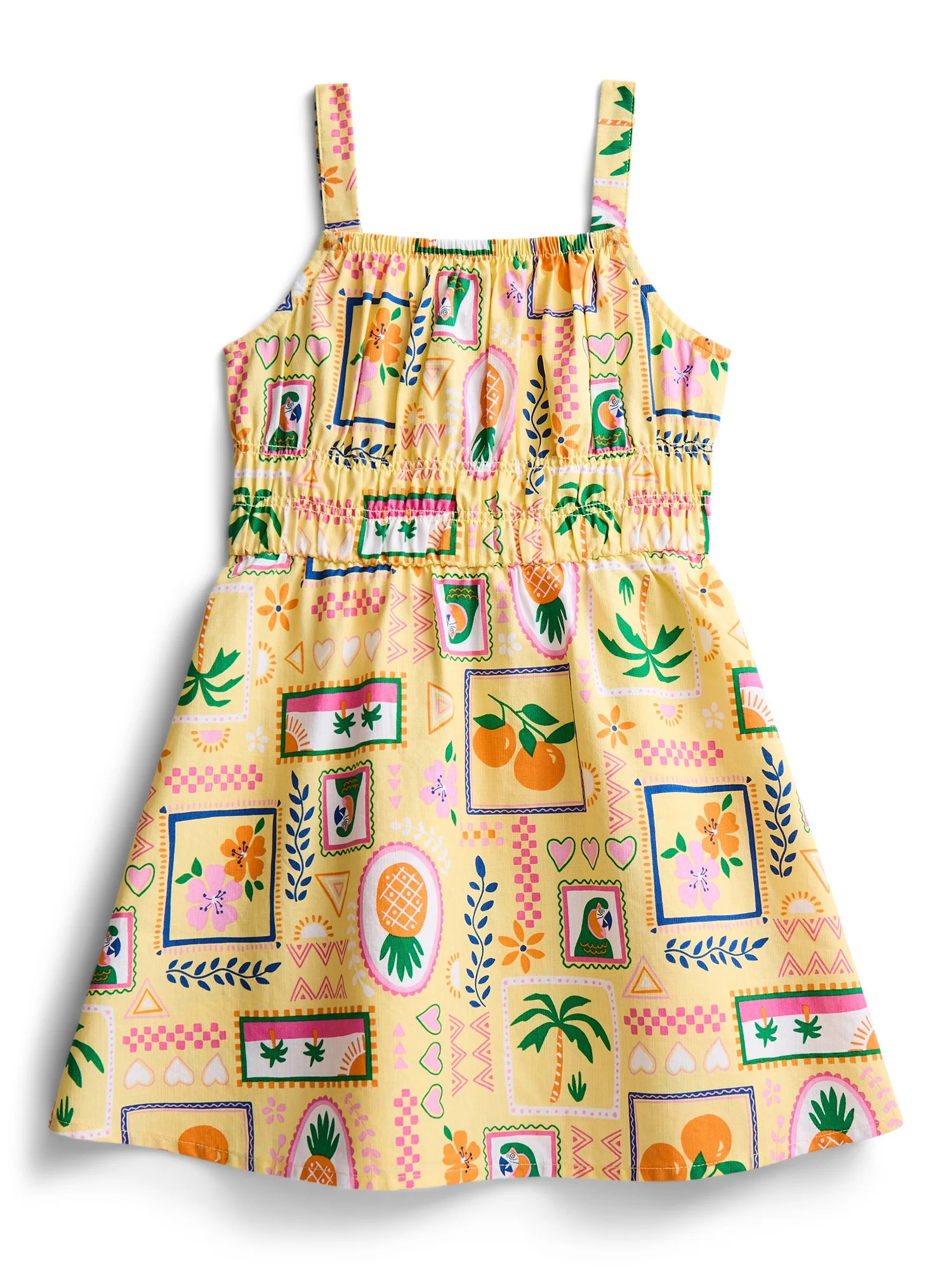 Parker Rose Girls' Sleeveless Print Cotton Dress, Sizes 4-18 | Walmart (US)