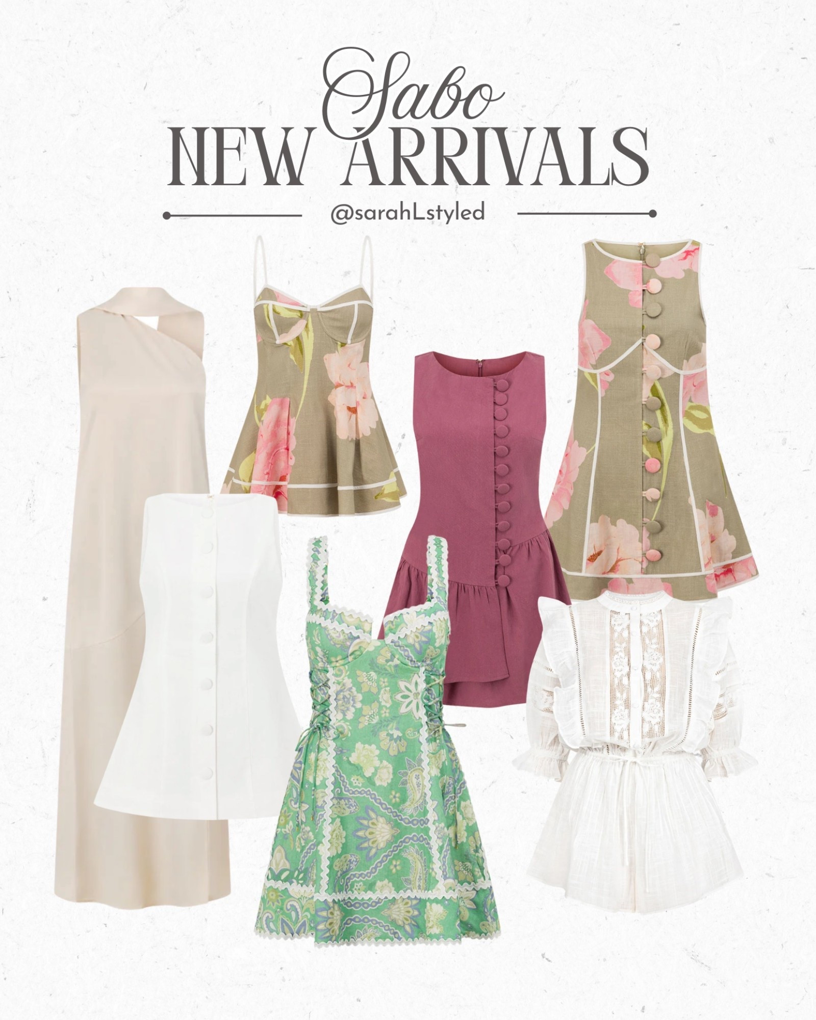 New arrivals I’m loving lately 🤍 feminine florals, structured minis, soft neutrals and the prettiest statement dresses for spring!

spring dresses, floral mini dress, neutral maxi dress, white skirt outfit, feminine summer outfit, resort wear dress, garden party dress, vacation outfit idea, chic neutral style, classy feminine outfits, elevated everyday dress, boutique style finds

#LTKTravel