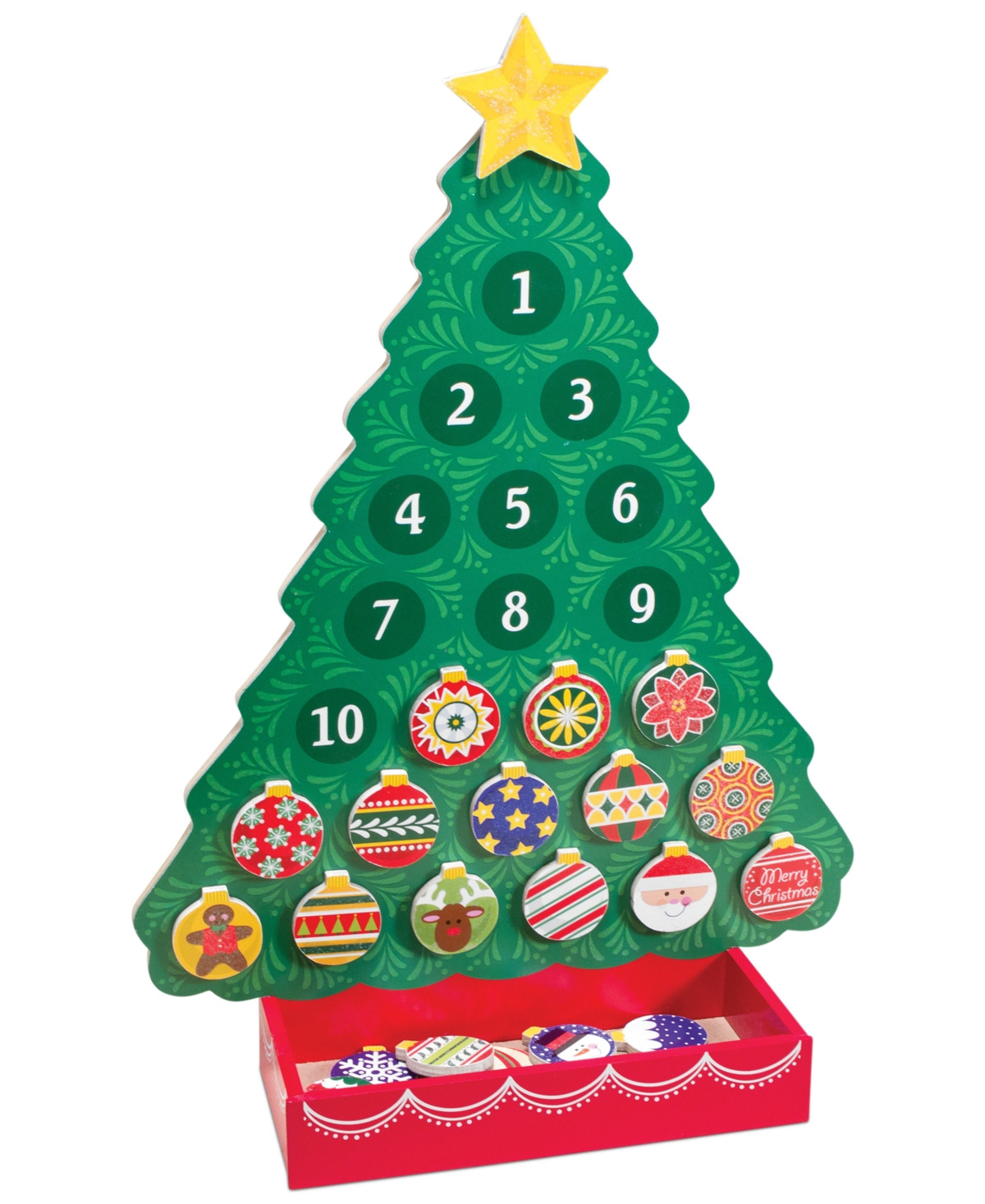 Melissa and Doug Kids Toy, Countdown To Christmas Advent Calendar - Multi | Macy's