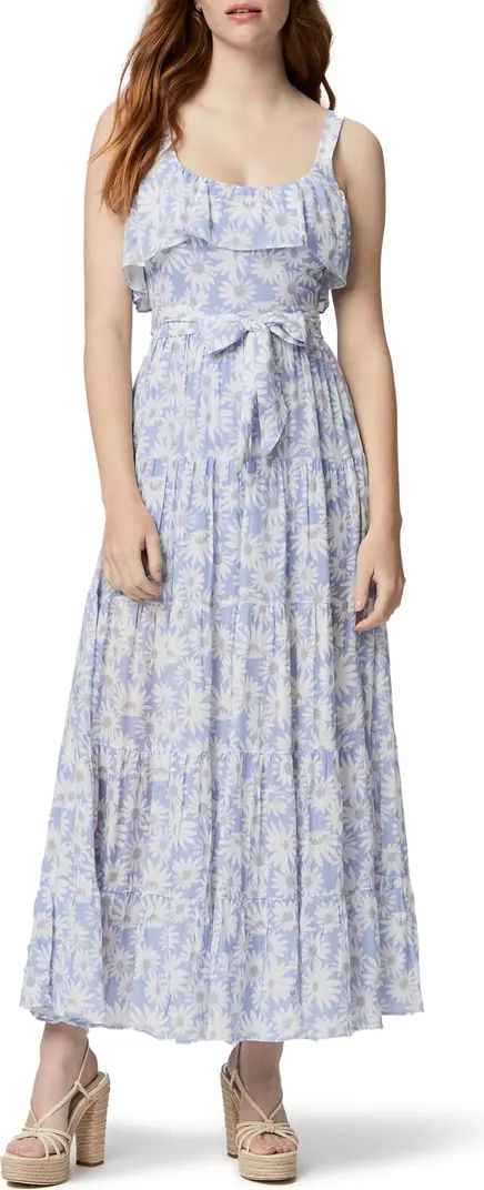 Tecin Floral Ruffle Maxi Dress | Nordstrom Rack