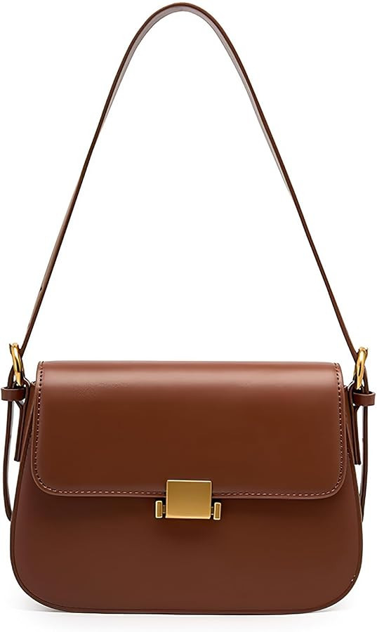 Genuine Leather Shoulder Bag for Women Crossbody Bags Women's Small Handbags Leather Purses | Amazon (US)