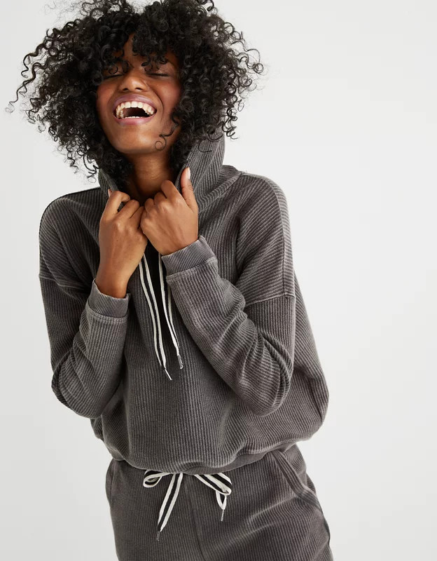 Aerie New Love Corded Hoodie | American Eagle Outfitters (US & CA)