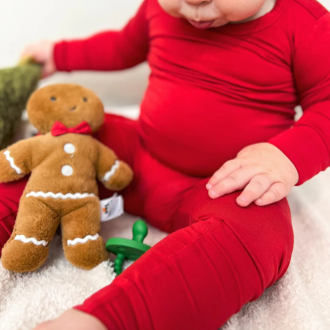 LONG SLEEVE 2 PIECE SETS- Red | millie + roo