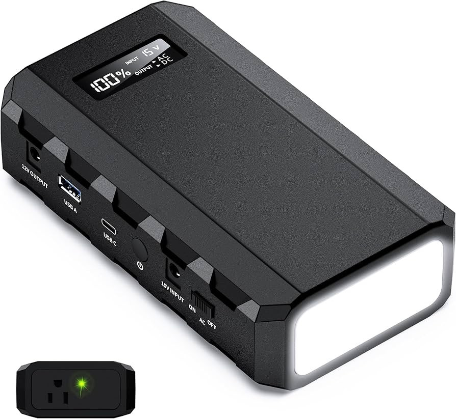 SinKeu Portable Power Bank with AC Outlet, 65W/110V Portable Laptop Charger Power Bank with QC3.0... | Amazon (US)