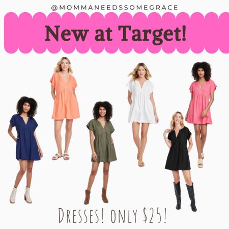 New dresses at Target! 

#LTKunder50 #LTKSeasonal #LTKstyletip