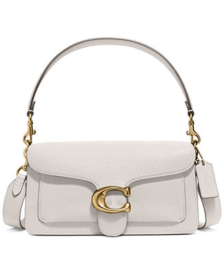 Tabby Medium Polished Pebble Leather Shoulder Bag 26 | Macy's