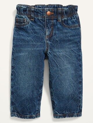 Unisex Loose Dark-Wash Jeans for Baby | Old Navy (US)