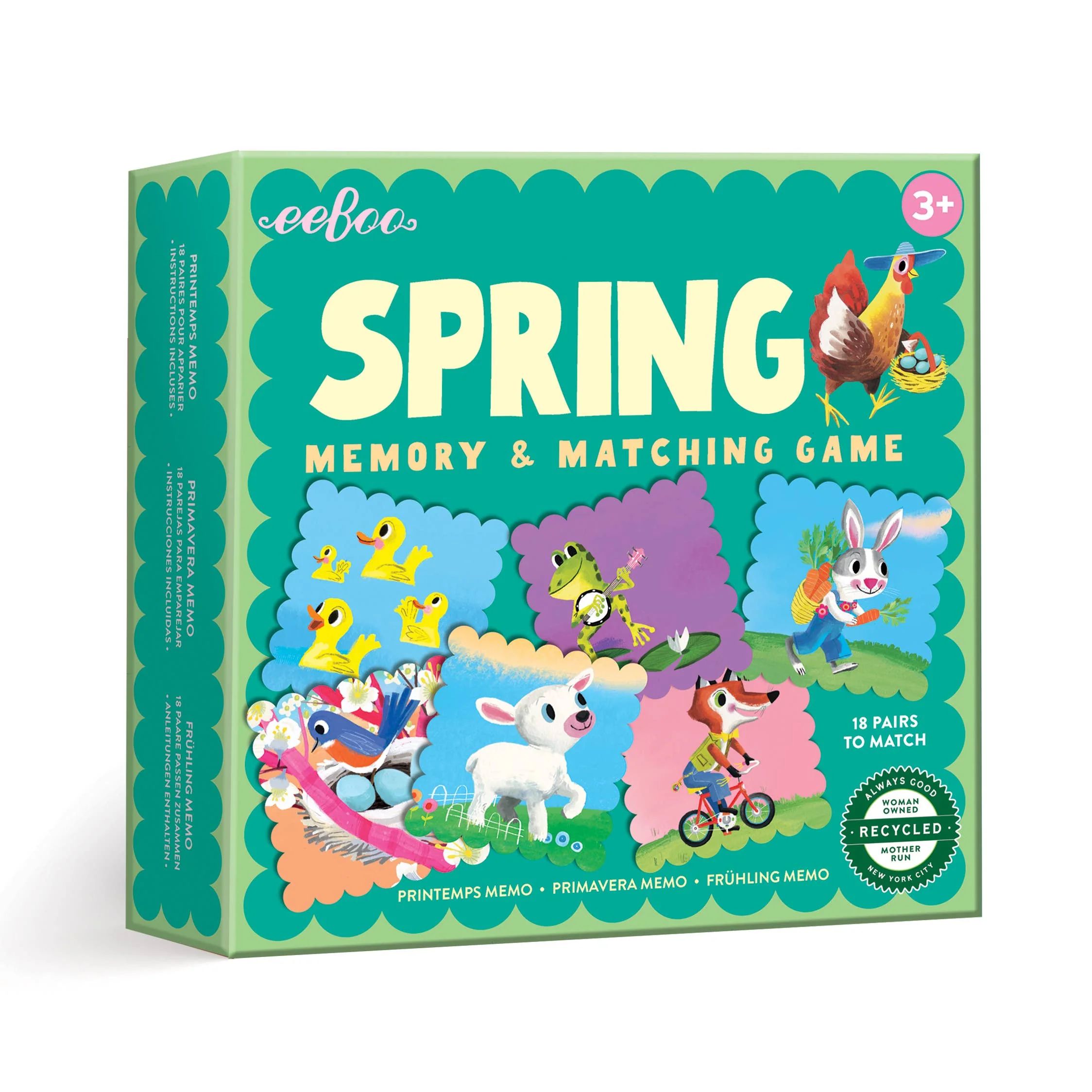 Spring Little Square Memory Game | Loozieloo