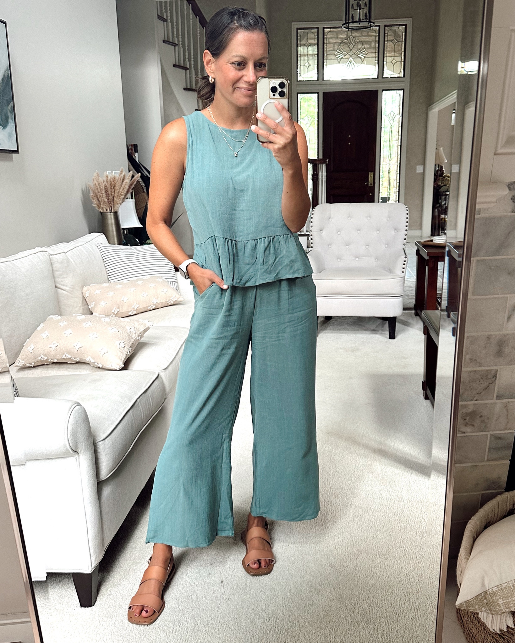 Amazon 2 piece set runs true to size - I’m in the small. Perfect set for a teacher outfit, fall outfit with a jean jacket or just an everyday casual outfit!



#LTKFindsUnder50 #LTKOver40 #LTKStyleTip