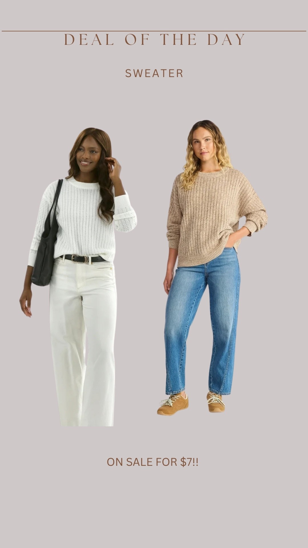 Cutest $7 sweater sale!!! Over 50% off! 

#LTKHoliday #LTKSaleAlert #LTKGiftGuide