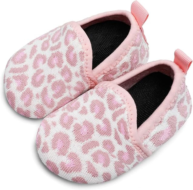 L-RUN Toddler Boys Girls House Slippers Indoor Home Shoes Warm Socks for Kids | Amazon (US)