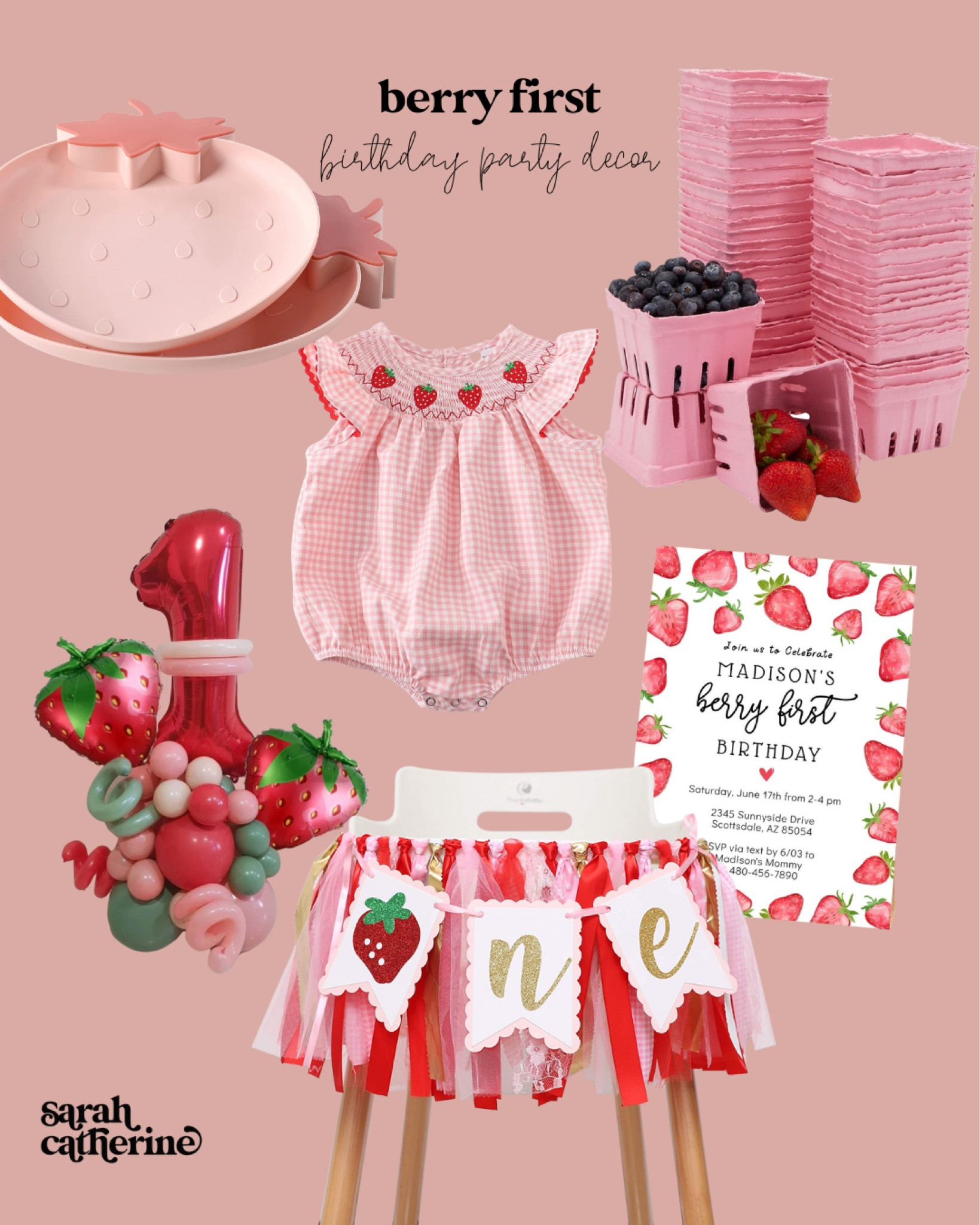 Berry sweet strawberry theme birthday party 🍓 baby girl birthday, baby first birthday, birthday party theme, birthday theme, first bday, girl birthday, amazon, Etsy, party decor, berry decor, pink birthday party, sweet, girly party, first birthday inspiration, first birthday idea

#LTKkids #LTKfamily
