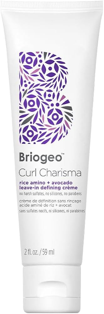 Briogeo Curl Charisma Rice Amino + Avocado Leave-In Defining Cr\u00e8me, Anti Frizz Hair Styling ... | Amazon (US)