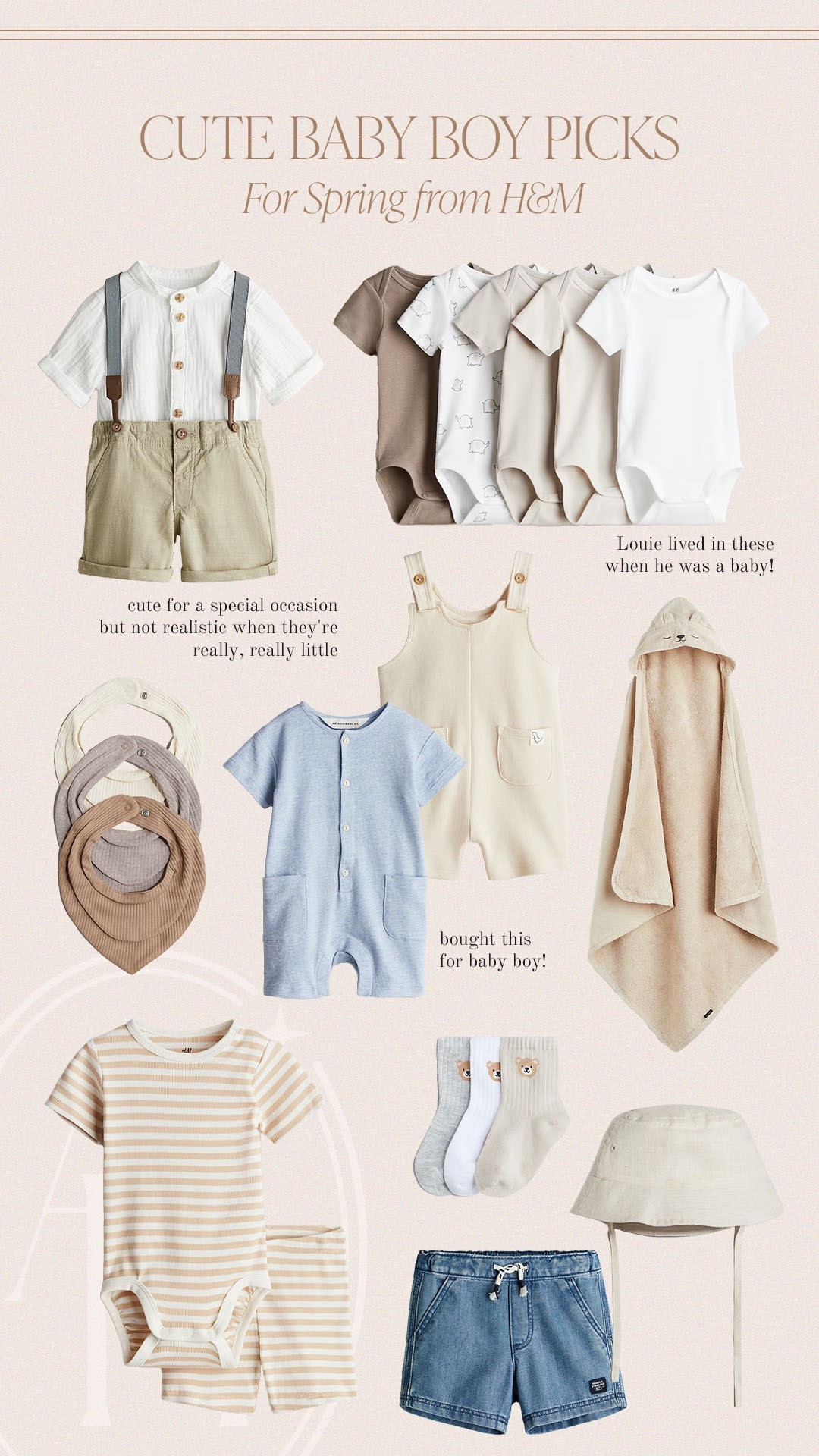 H&M baby boy finds! These onesie sets and bibs are perfect for a little one. 

#LTKBaby #LTKSaleAlert #LTKSeasonal