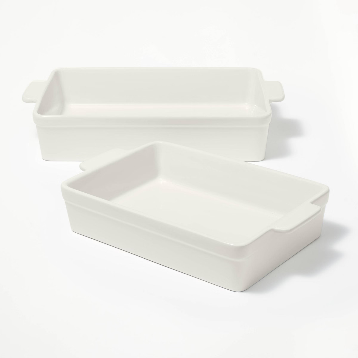 2pc Stoneware Rectangle Baking Dish Set - Figmint™ | Target