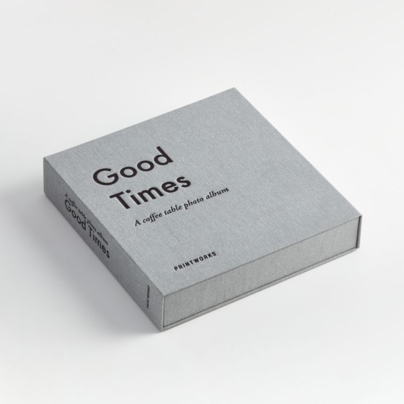 Good Times Photo Album Book + Reviews | Crate and Barrel | Crate & Barrel