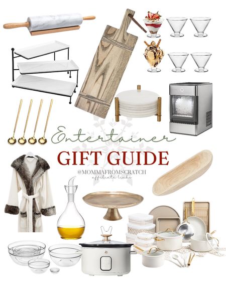 Entertainer gifts, hostess gifts, holiday gift guide, cooking, pans, serving tray, platters, robe, ice machine 

#LTKGiftGuide #LTKCyberweek #LTKHoliday