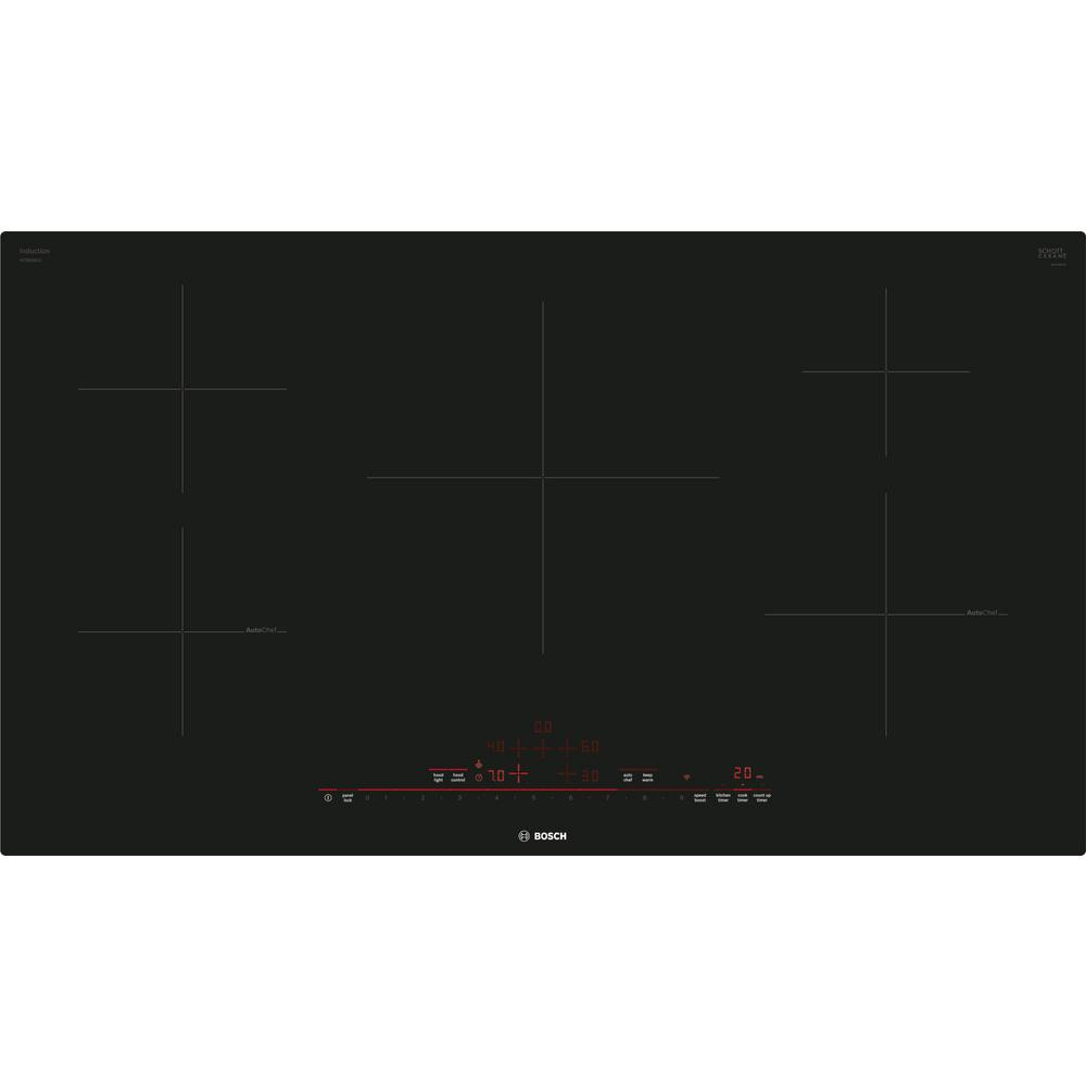 800 Series 36 in. Induction Cooktop in Black with 5 Elements | The Home Depot