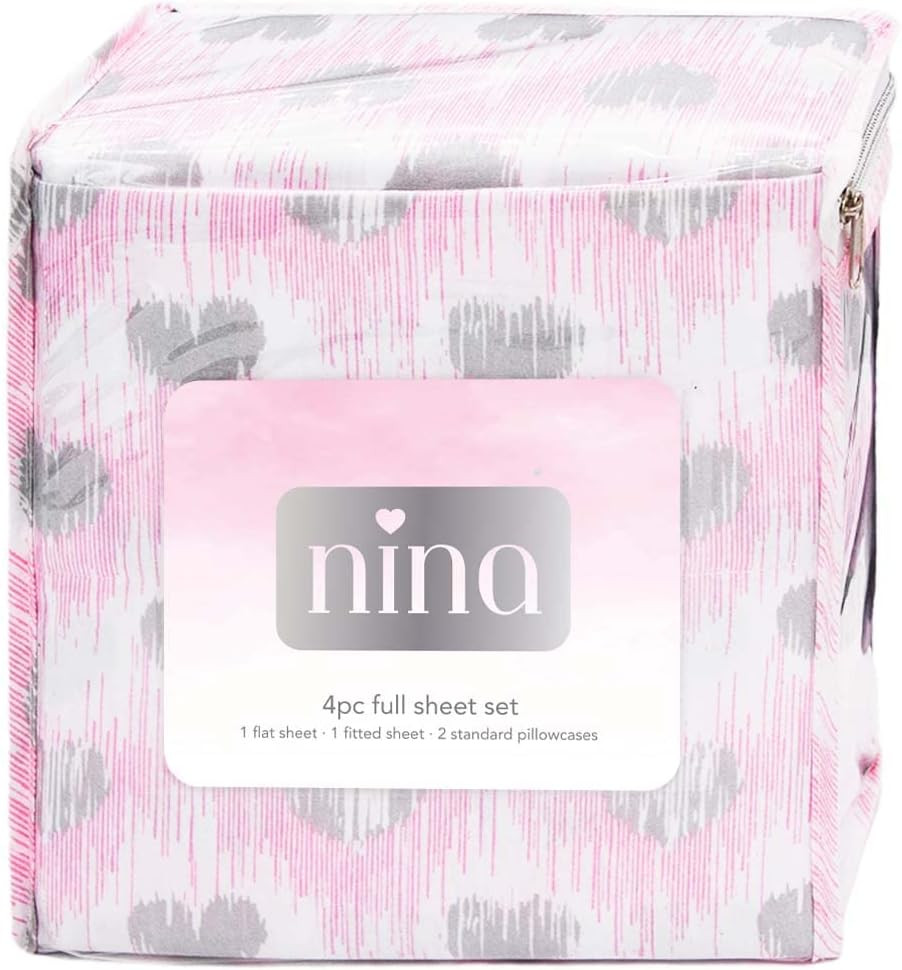 Wellsay Full Size Bed Sheets Kids Boys/Girls, Full Size Sheets Kids, Boys and Girls (Nina) | Walmart (US)