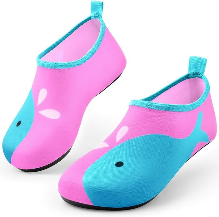 Sunnywoo Water Shoes for Kids Girls Boys，Toddler Kids Swim Water Shoes Quick Dry Non-Slip Water... | Amazon (US)