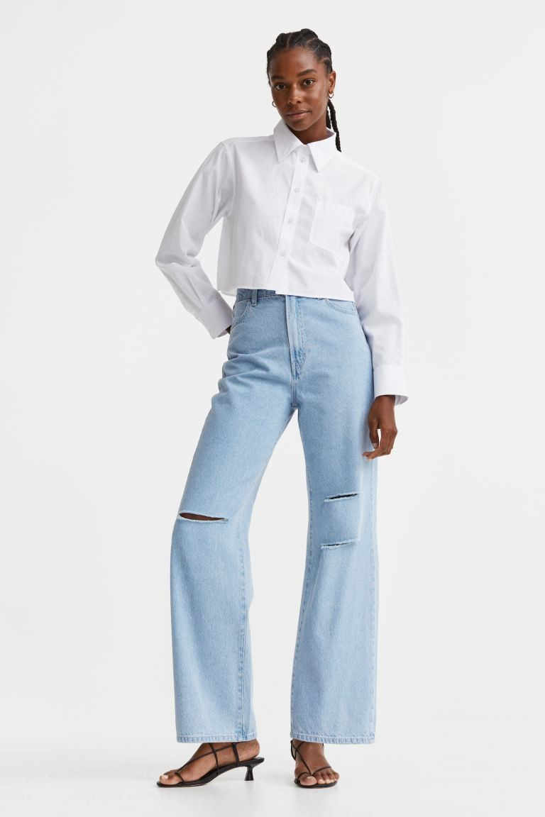 Wide High Jeans | H&M (US + CA)