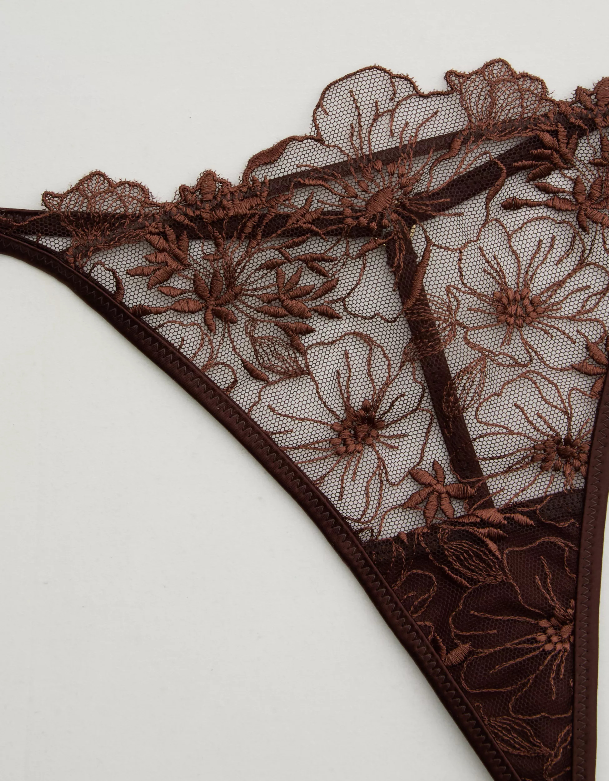 Show Off Embroidery Thong Underwear | Aerie