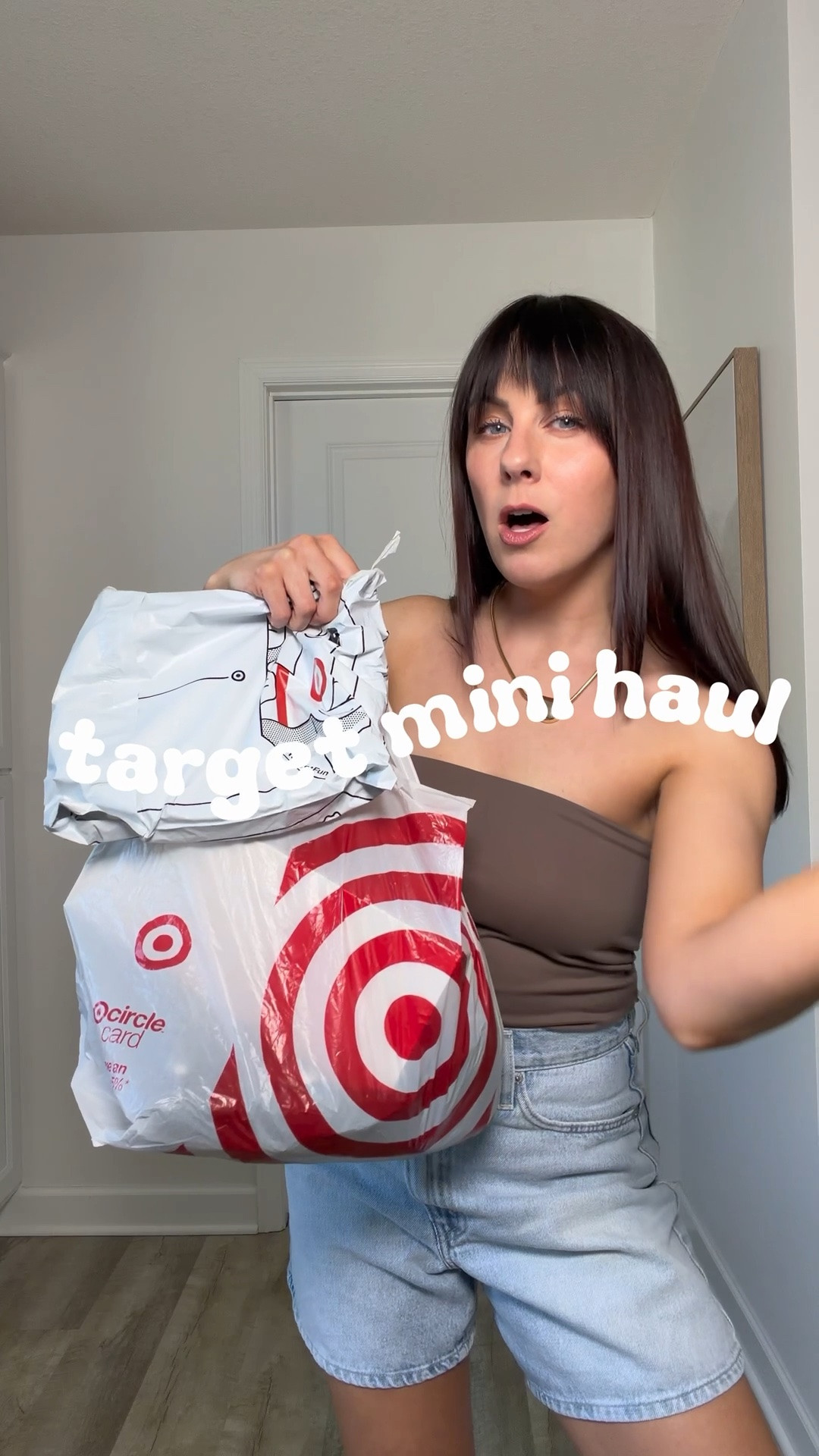 Loving all these new arrivals from @Target !! All clothing is spend $50, save $10! Wearing s in all, 27 Levi denim shorts (size up one) & size down .5 in mesh flats!! 

Summer outfits | spring outfits | mom friendly | apple shape

#LTKSeasonal #LTKPetite #LTKSaleAlert