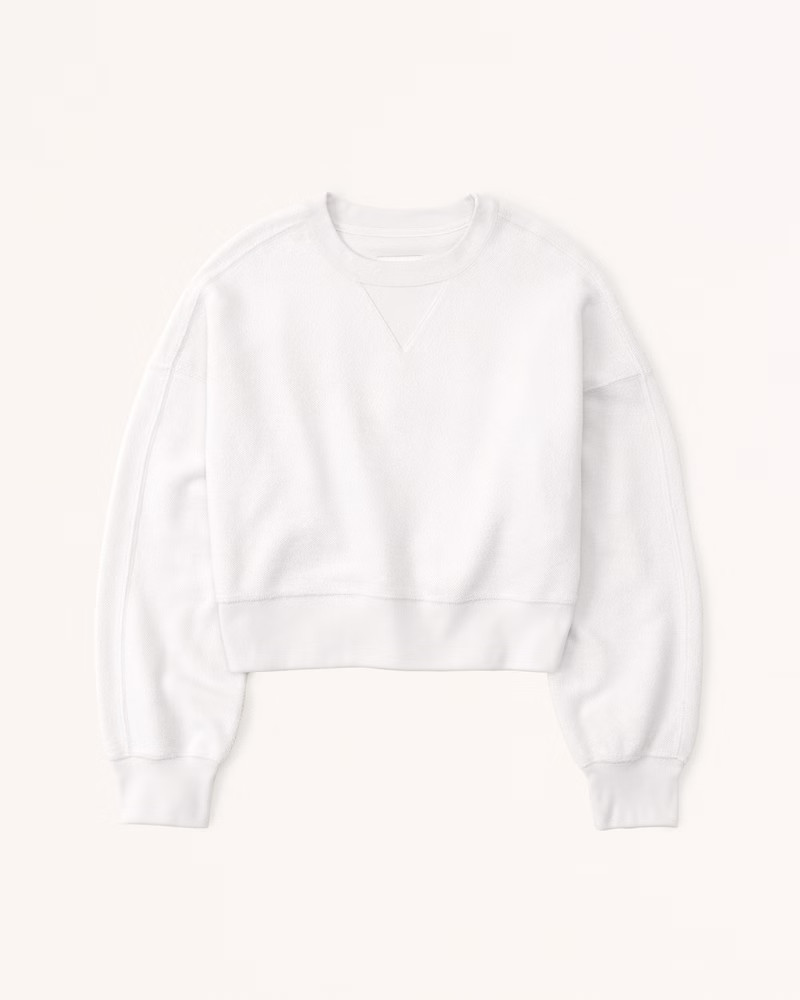 Women's Vintage Wedge Crew Sweatshirt | Women's Tops | Abercrombie.com | Abercrombie & Fitch (US)