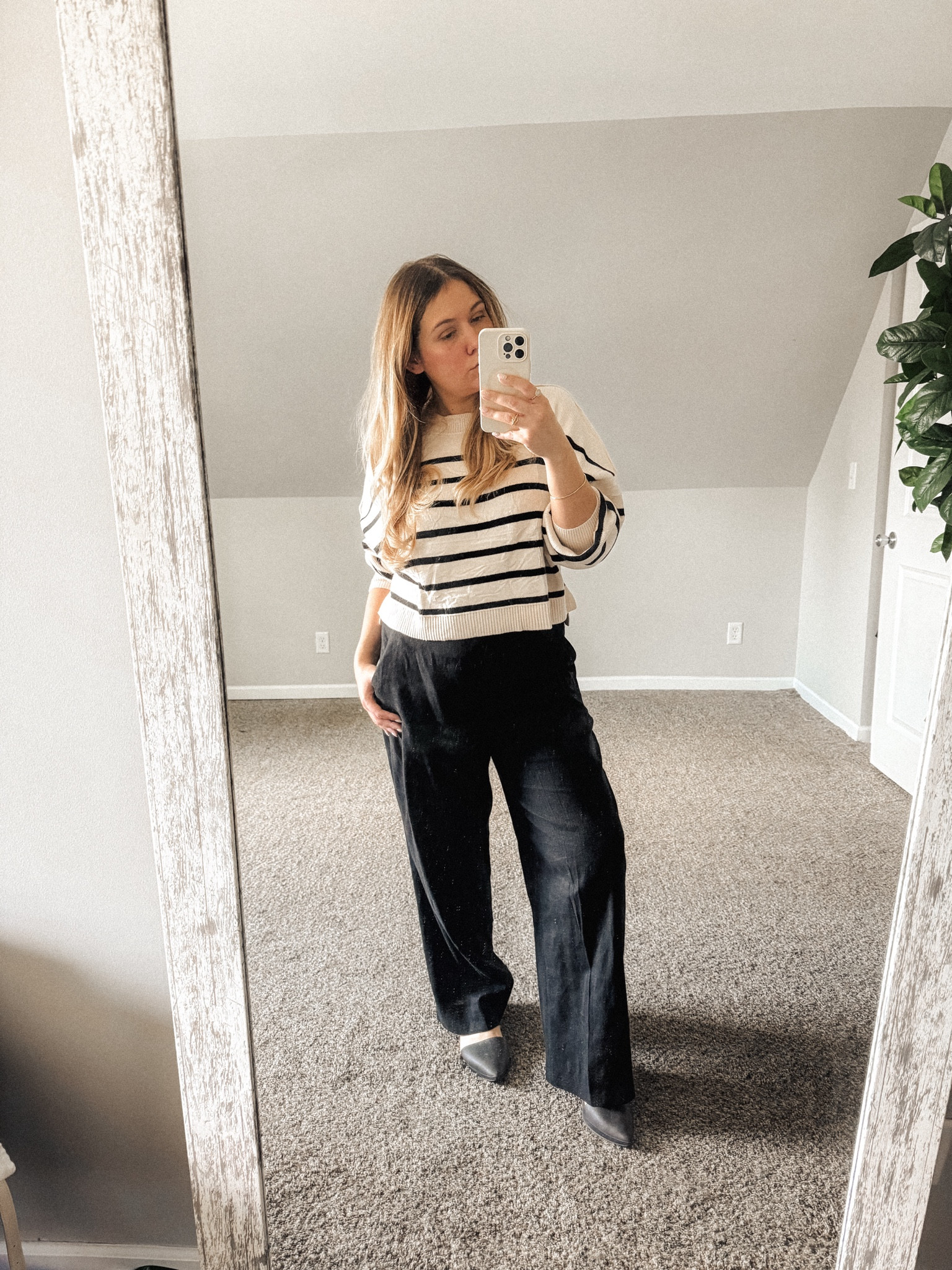 manifesting sweater weather by wearing a sweater to work 🖤

#LTKMidsize #LTKWorkwear #LTKSeasonal
