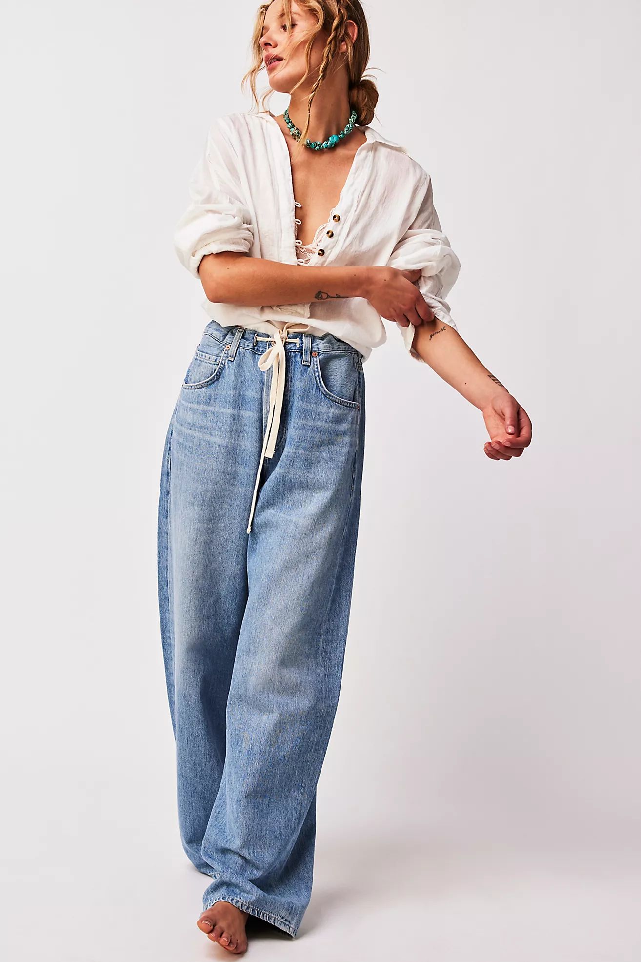 Citizens of Humanity Brynn Drawstring Trousers | Free People (Global - UK&FR Excluded)