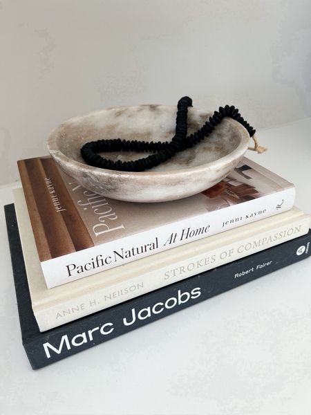 Hearth and hand marble bowl, target home decor, coffee table books, shelf decor, marble decor, neutral home decor 



#LTKhome #LTKfindsunder50 #LTKstyletip