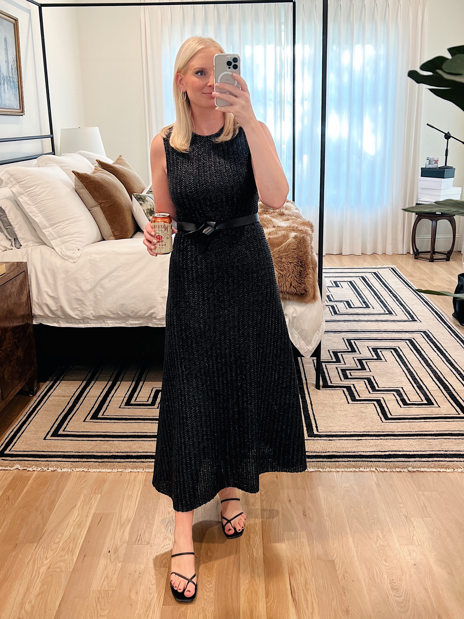 Tonight’s look for dinner! Wearing the US 8 in this dress and a medium in the belt 🖤

#LTKstyletip #LTKshoecrush