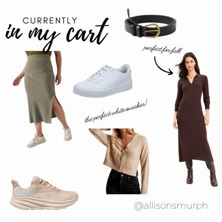 What’s currently in my cart! Fall faves including some #ltksale items 🫶🏼

#LTKshoecrush #LTKmidsize #LTKsalealert