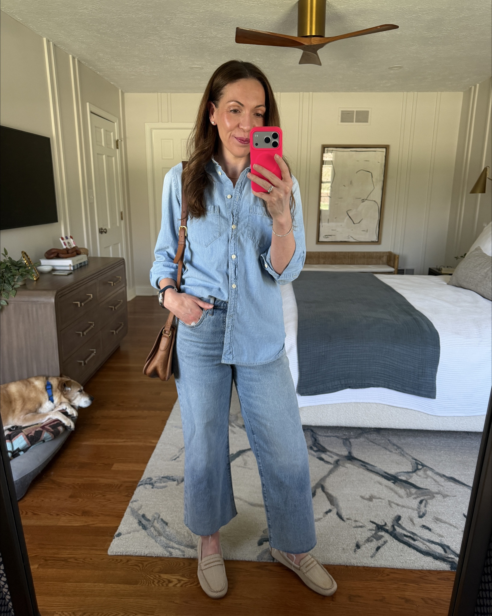 @jcrew shirt size 4
@jcrew factory denim TTS
@rothys TTS
Coach vintage bag

#LTKOver40 #LTKootd #LTKmomlife