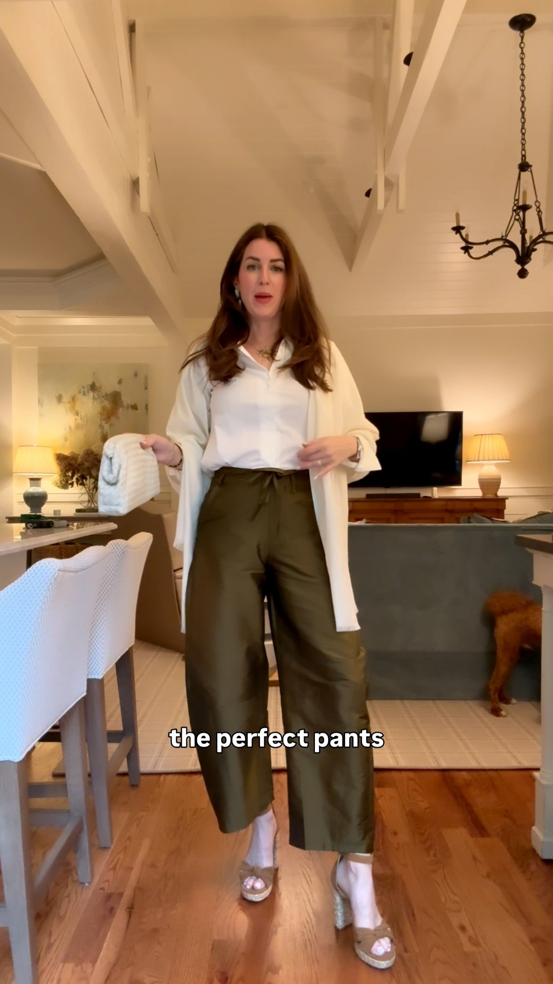 I’m wearing a size 1 in the pants. There’s just something about a summer evening in Cashiers! Cool mountain air, family dinners, and the perfect excuse for a chic outfit moment. I finally gave the taffeta pant trend a try and it is every bit as fun as it looks. Styled with the most fabulous accessories (at the best price points!) and a cashmere wrap that’s a must for chilly nights in the mountains or by the water. Even better — these beautiful accessories are by a dear friend of mine, and everything is linked for you on my LTK. 🤍

#LTKootd #LTKTall #LTKTravel