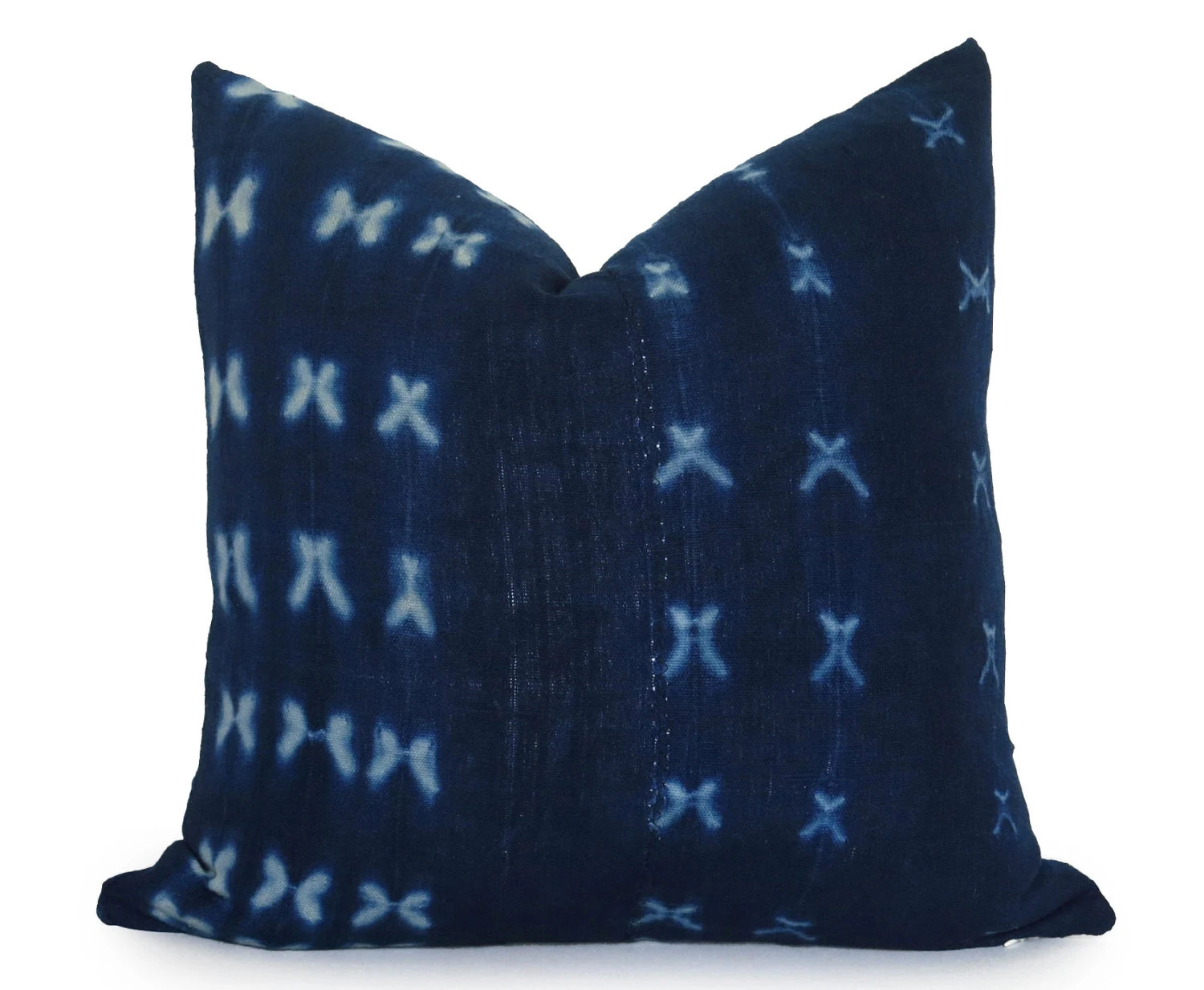 African Indigo Mudcloth Pillow Cover  18x18 inch  Navy Pillow  Indigo Pillow  Mud Cloth Pillow  Boho Pillow  Navy Pillow | Bonanza (Global)