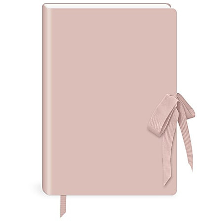 Lady Jayne Vegan Leather Softcover Journal With Grosgrain Bow 5 78 x 8 14  Ruled 160 Pages Blush ... | Office Depot and OfficeMax 