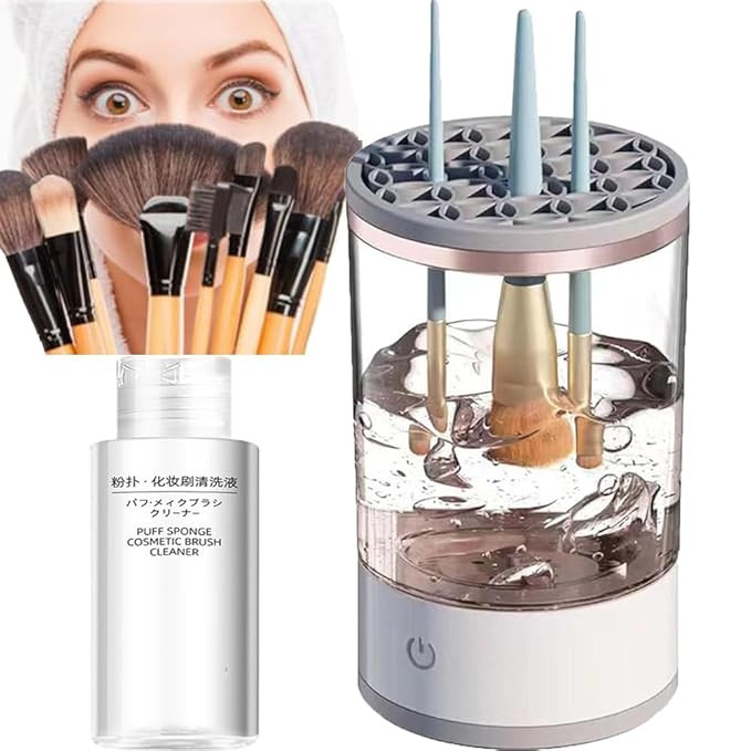 2024 illumi Brush Blender, Brushly Pro Cosmetic Brush Cleaner, Make Up Brush Cleaner Cleanser Mac... | Amazon (US)