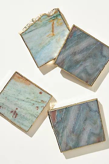 Gilded Agate Coaster | Anthropologie (US)