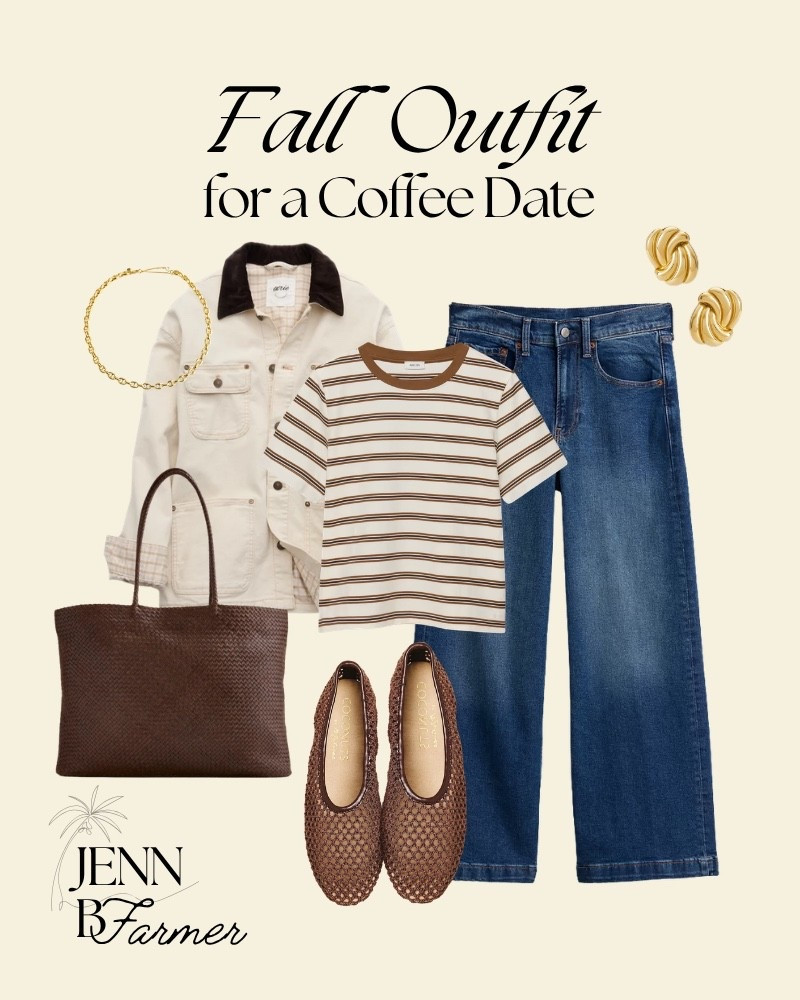Fall style for a coffee date!


Going out for coffee outfit, denim pants, aritzia, barn jacket, tote bag, madewell, jelly shoes, jelly flats, casual style, coffee date, mom outfit, mom style for fall

#LTKmomlife #LTKootd #LTKSeasonal