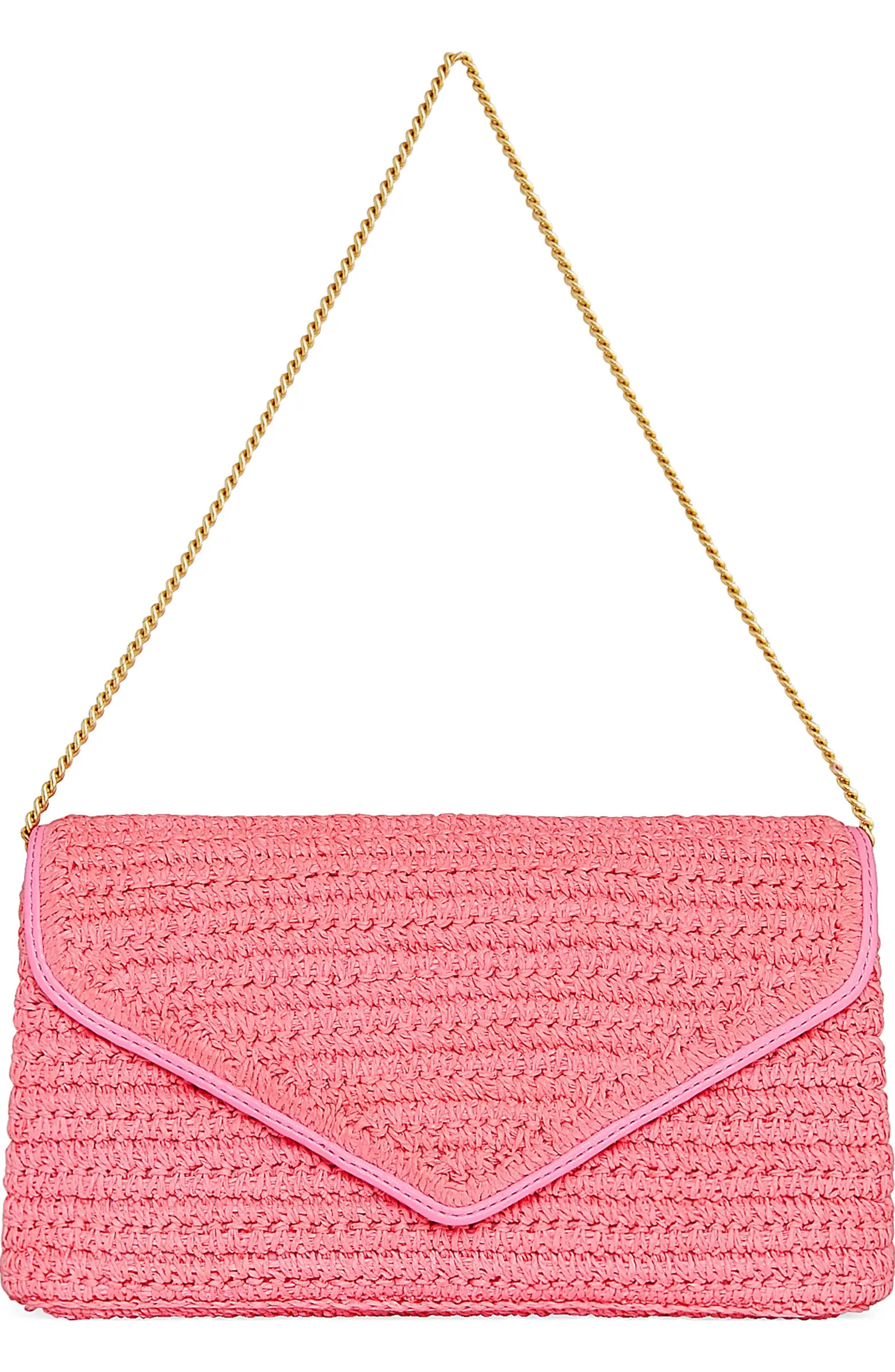Rebecca Minkoff Straw Envelope Flap Clutch | Nordstrom | Nordstrom