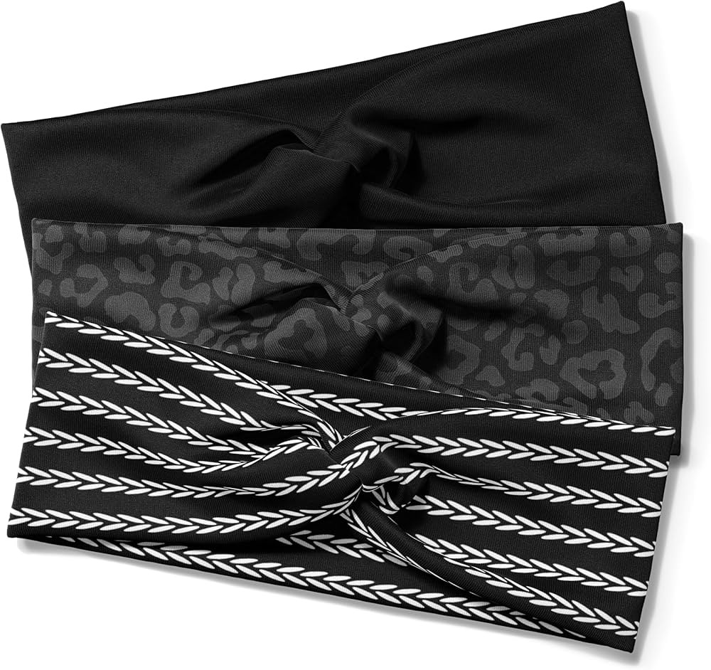 Lilac Market Soft Non-Slip Stretchy Headbands for Women - Buttery &amp; Comfortable Sweat Absorbent, ... | Amazon (US)