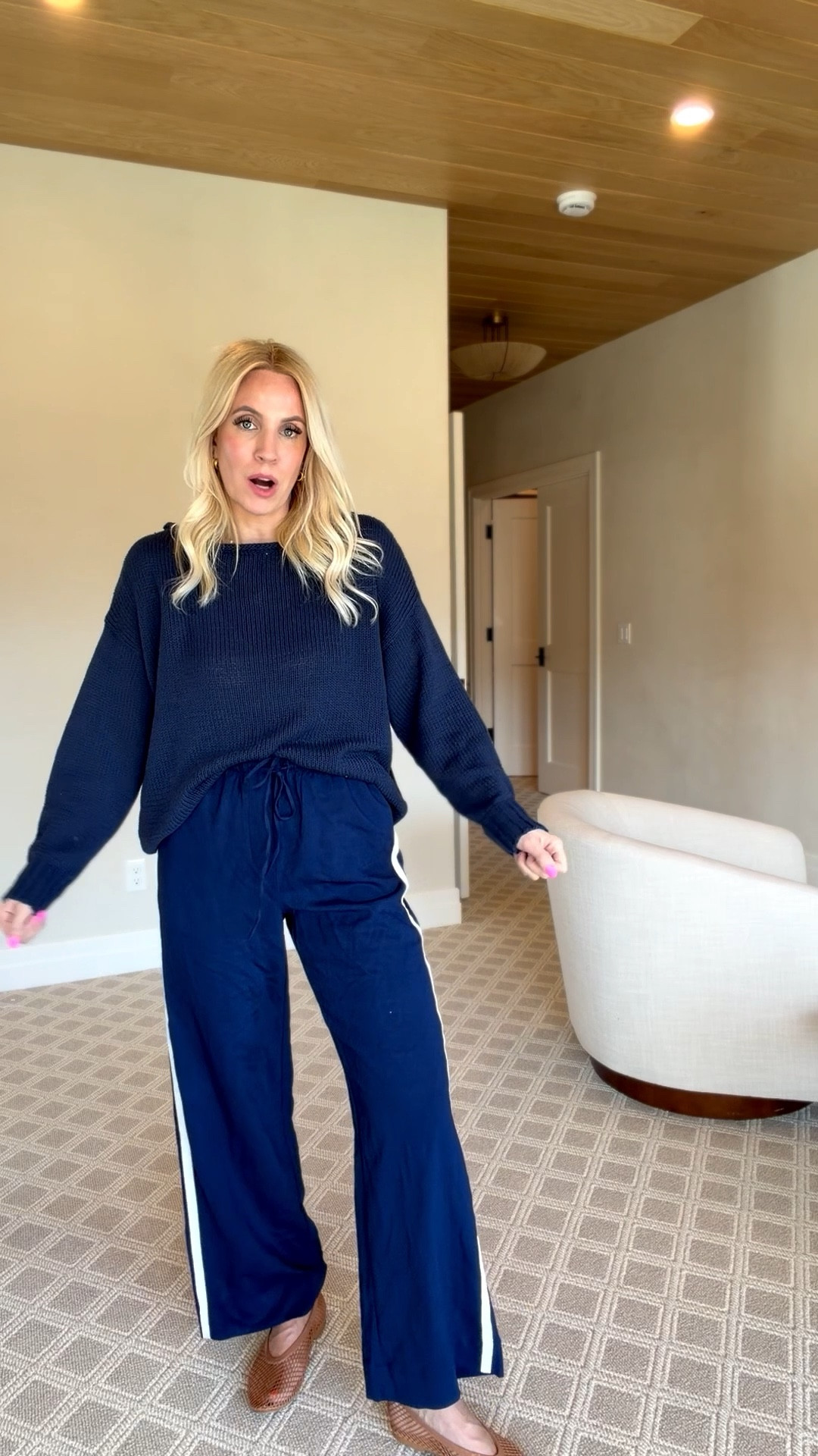 I had the grand idea of pairing this sweater with these pants! 

#LTKmomlife #LTKSpringSale #LTKootd