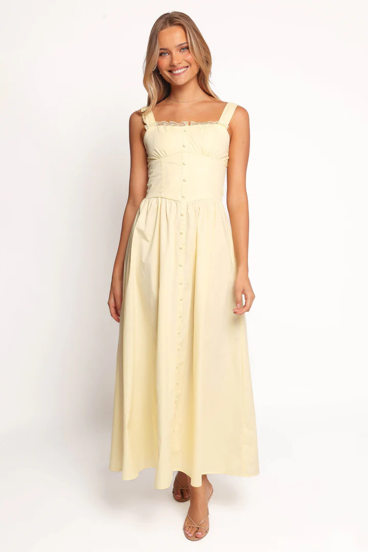 Bellus Maxi Dress - Yellow | Petal & Pup (US)