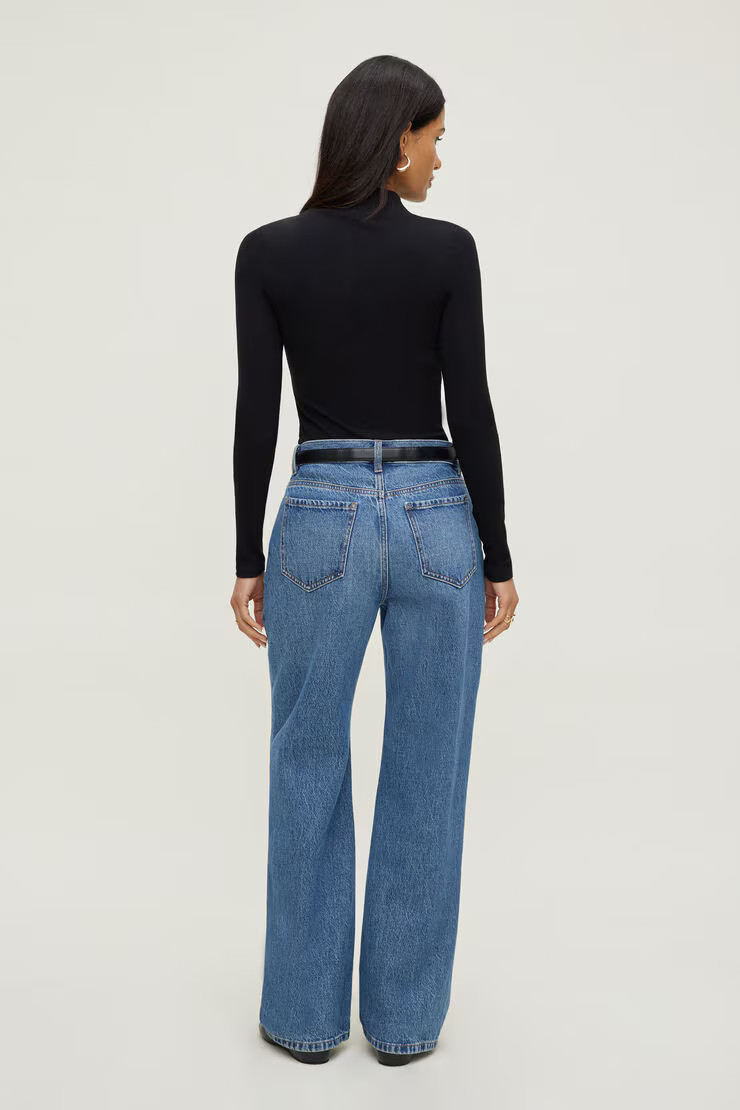 Mock Neck Long Sleeve Top | Dynamite Clothing