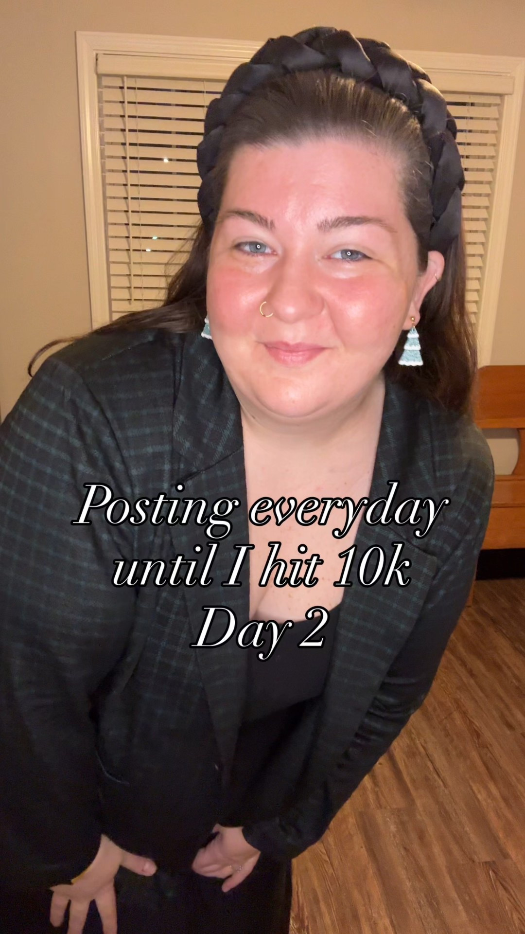 Love a good skirt and blazer combo! This one is so subtly holiday and perfect to pair with statement earrings! 

#LTKPlusSize #LTKHoliday #LTKootd