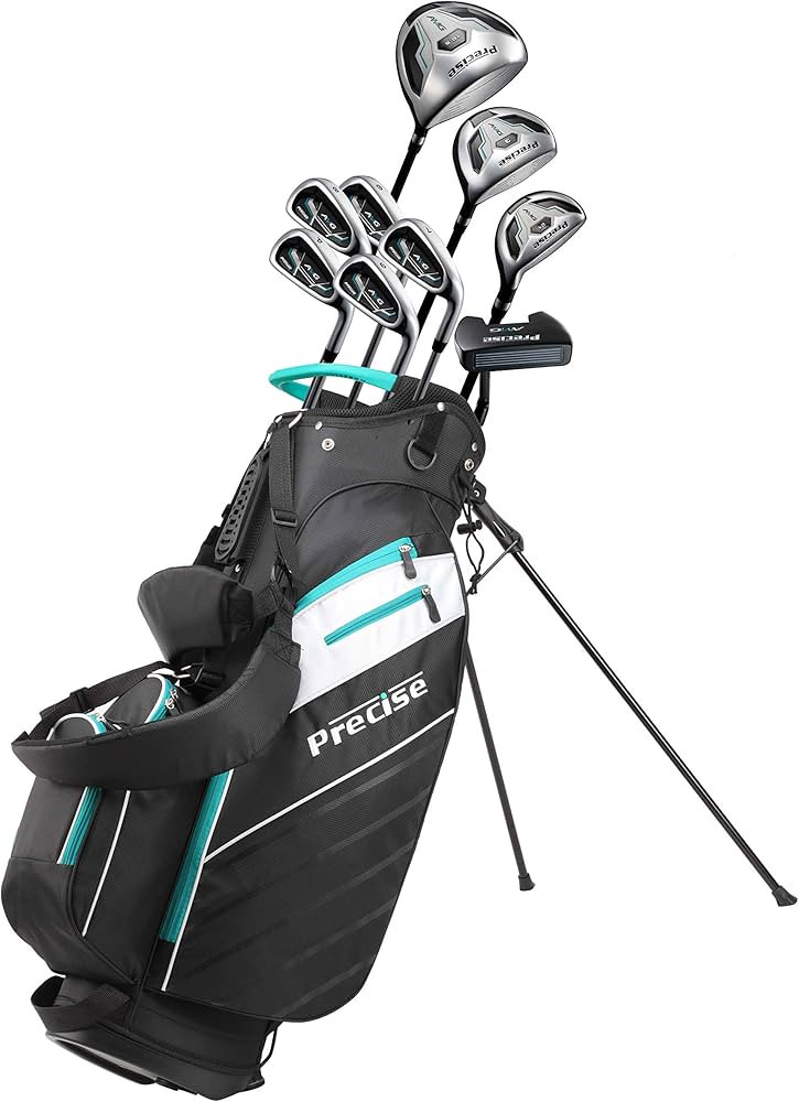 Precise AMG Men's Complete Golf Clubs Package Set Includes Titanium Driver, S.S. Fairway, S.S. Hy... | Amazon (US)