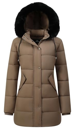 GOLDLADIES Women's Winter Coat Long Waterproof Parka - Warm Snow Jacket for Women,Windproof Insulated Winter Jacket for Cold Weather | Amazon (US)
