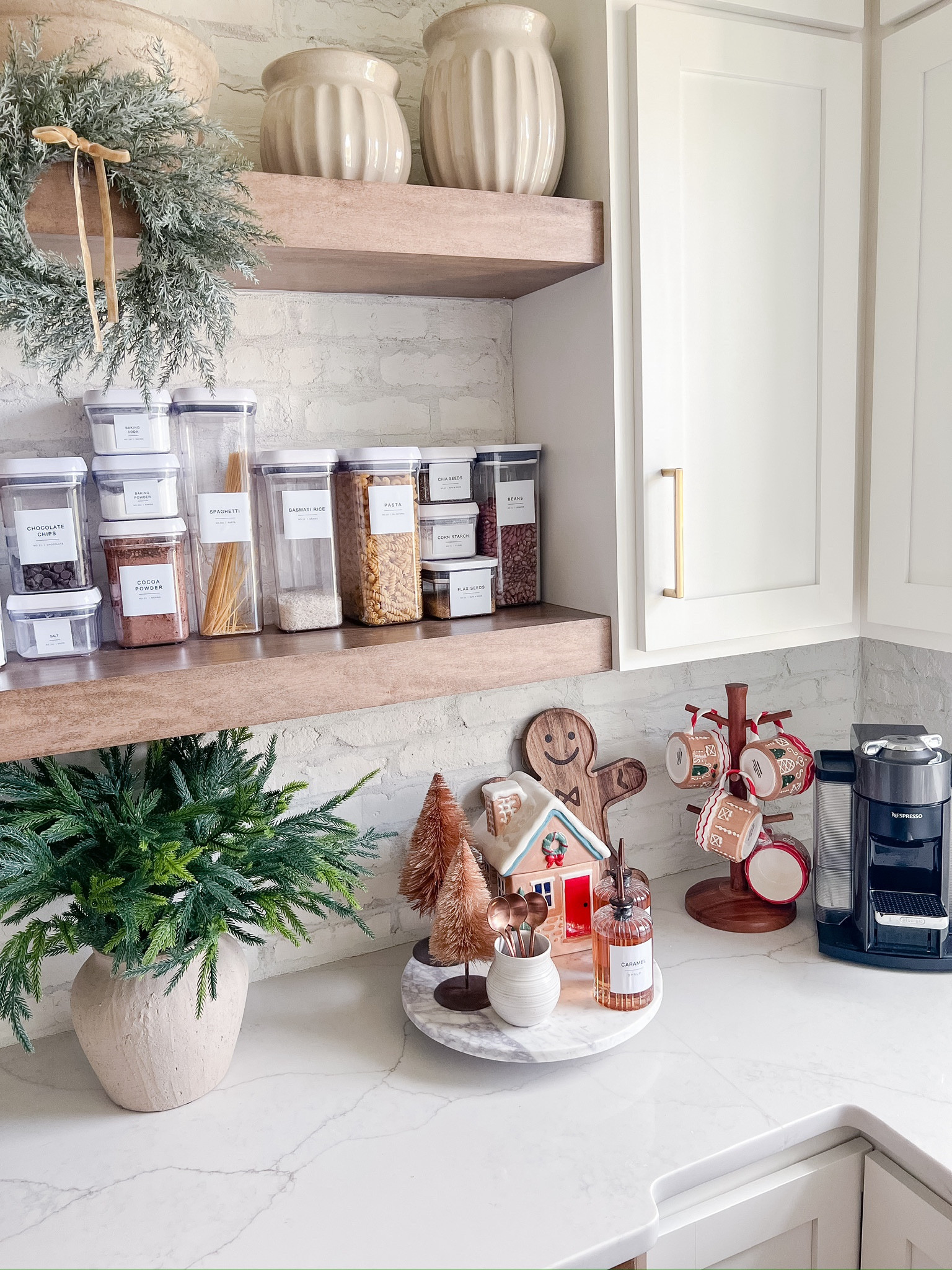 I love how cute this little corner of my kitchen turned out!  

Gingerbread house | Christmas decorations | Christmas trees | Christmas pine | Christmas wreaths 

#LTKHoliday #LTKSeasonal #LTKHome
